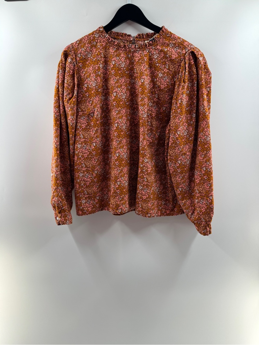 Universal Thread Floral Smocked Mock Neck Blouse – Women's XXL